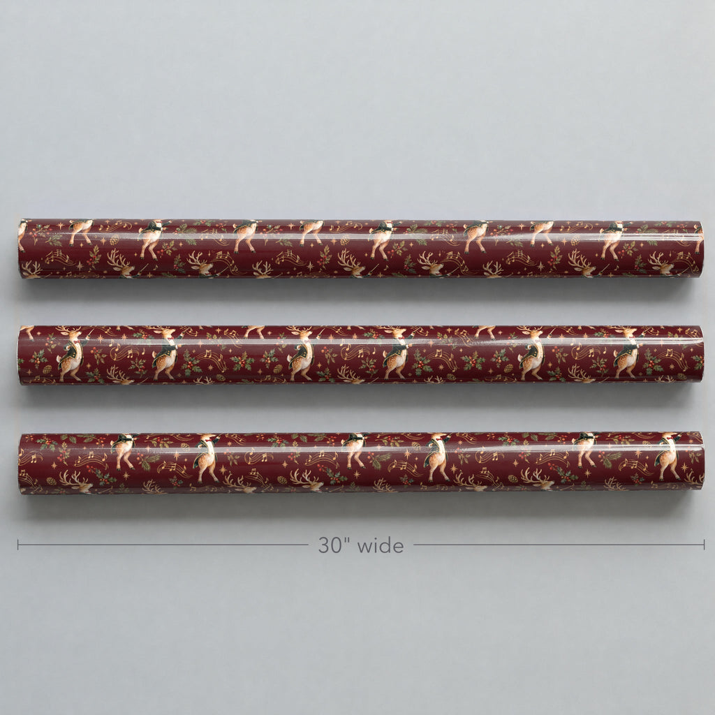 Reindeer Conductor Wrapping Paper