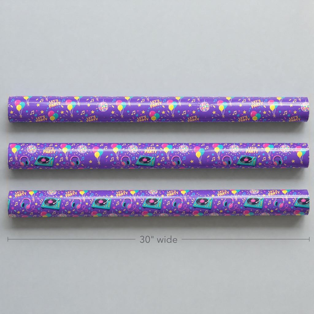 Birthday DJ Dance Party Wrapping Paper