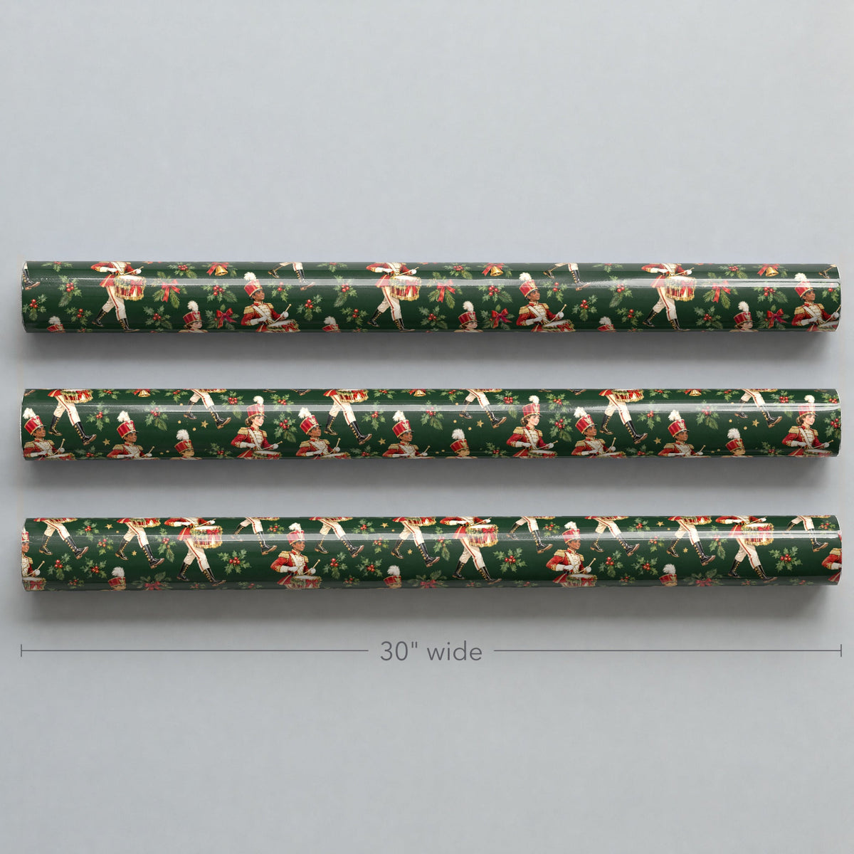 Tinsel Drumline March Wrapping Paper
