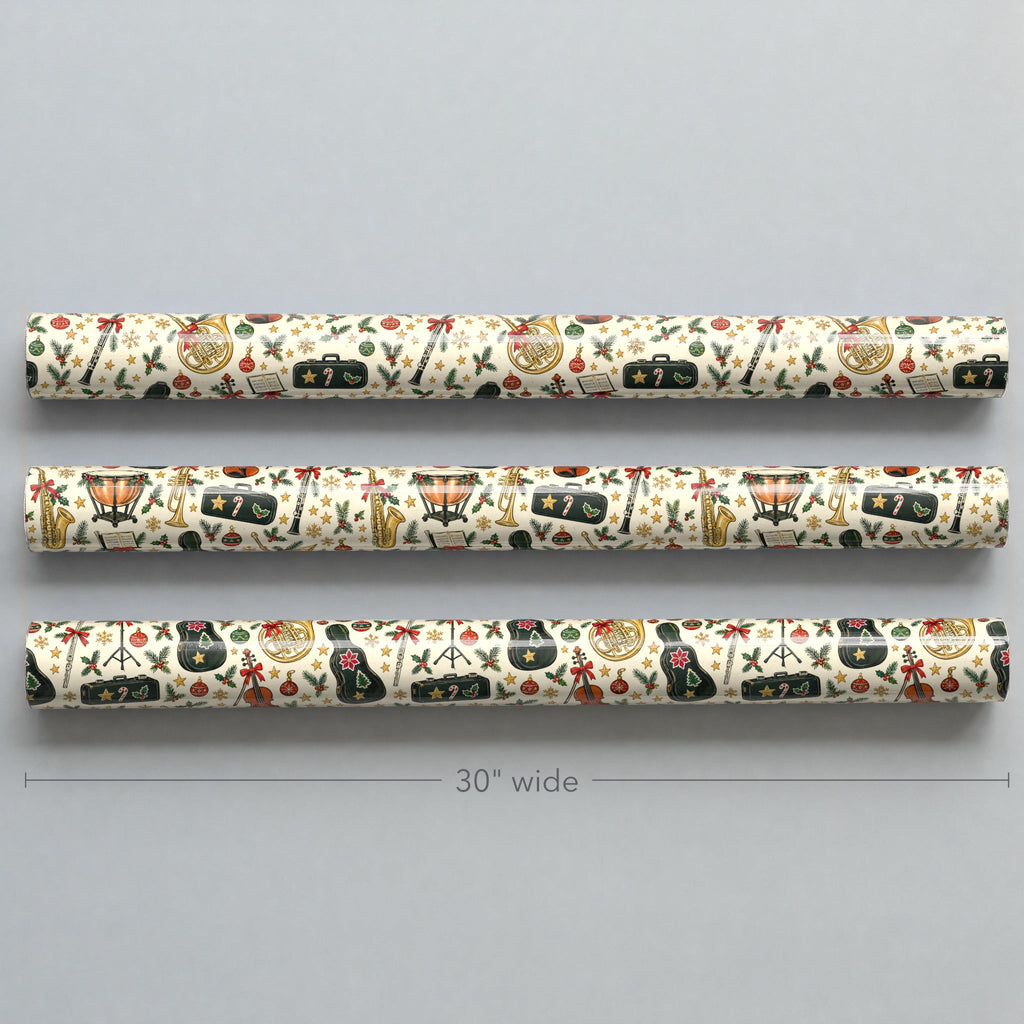 Band Kid Holiday Concert Wrapping Paper