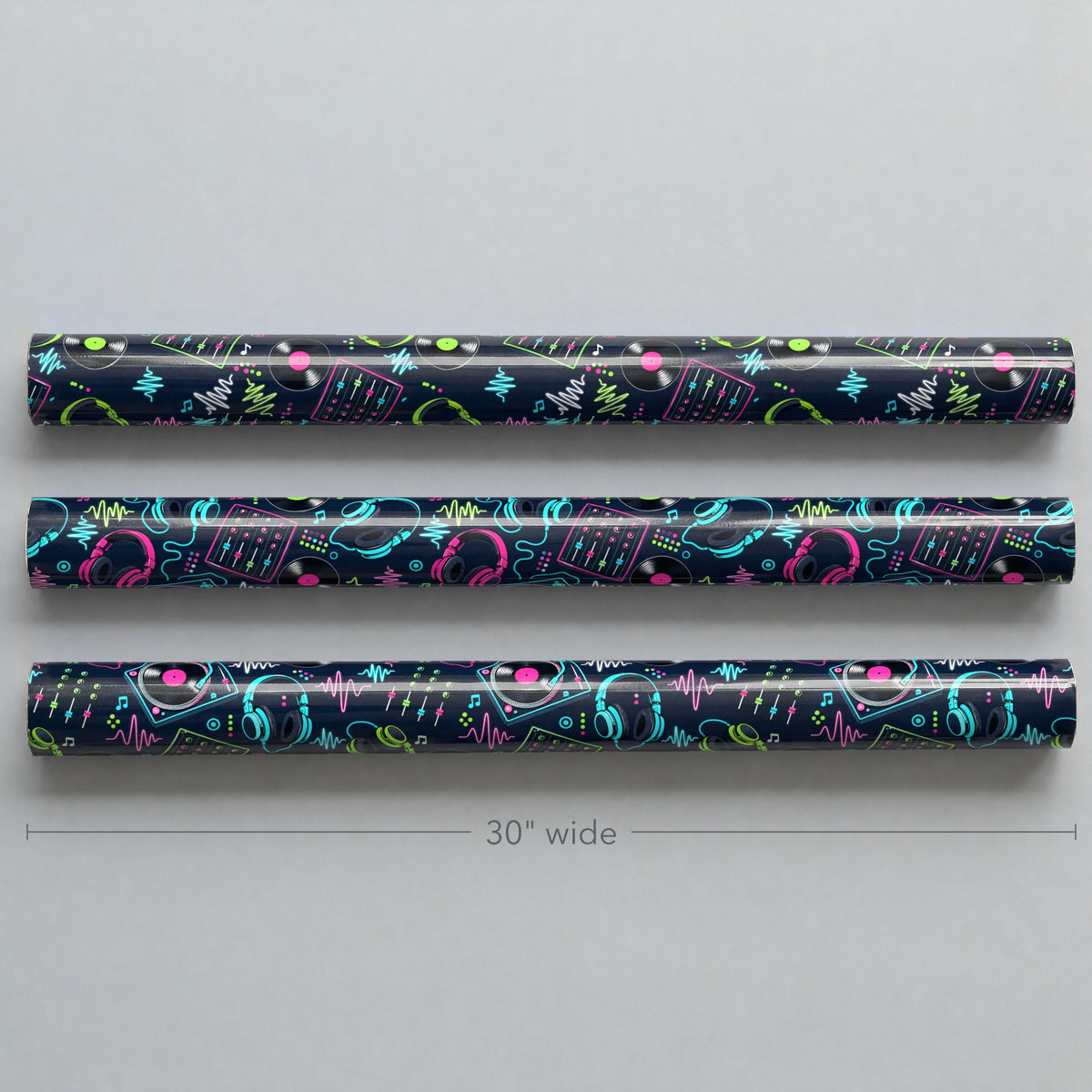 DJ Headphones Wrapping Paper