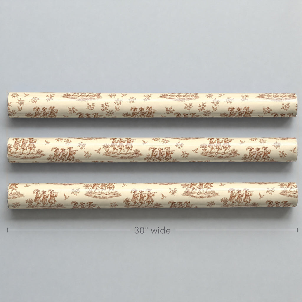 Pipers Piping Toile Wrapping Paper
