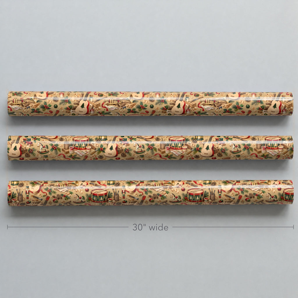 Santa's Instrument Workshop Wrapping Paper