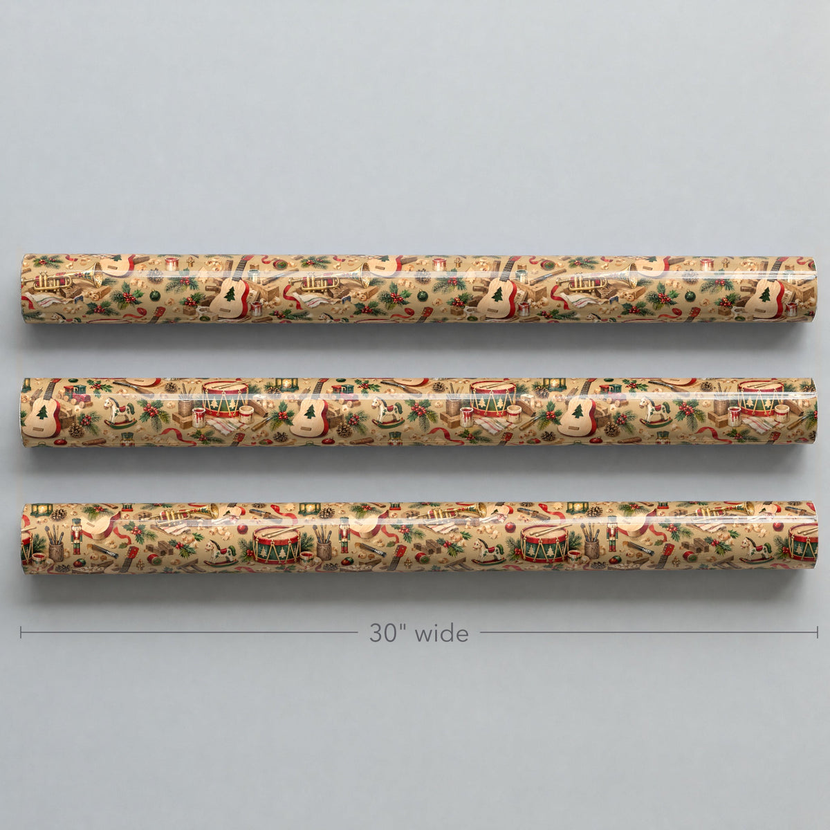 Santa's Instrument Workshop Wrapping Paper