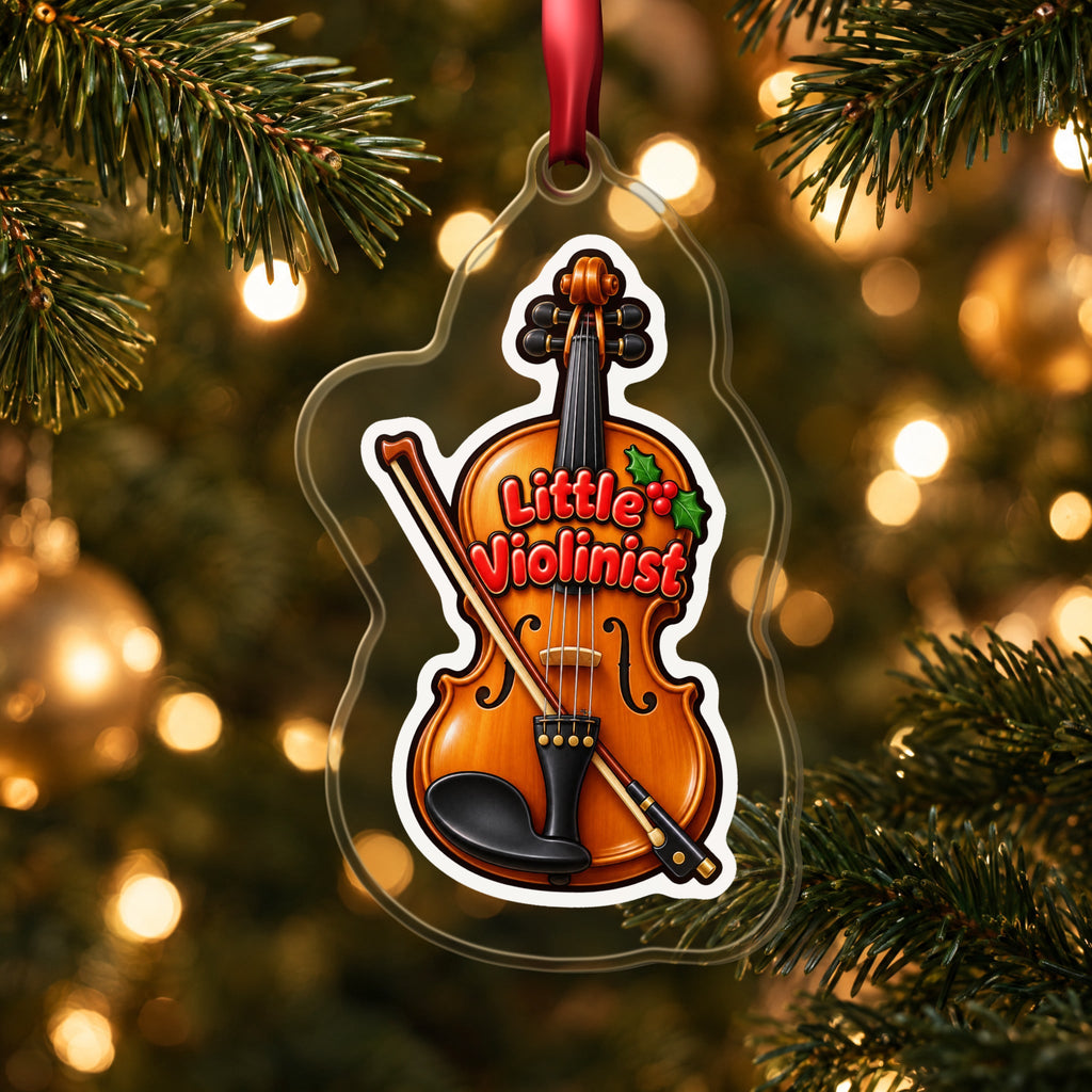 Little Violinist Christmas Ornament