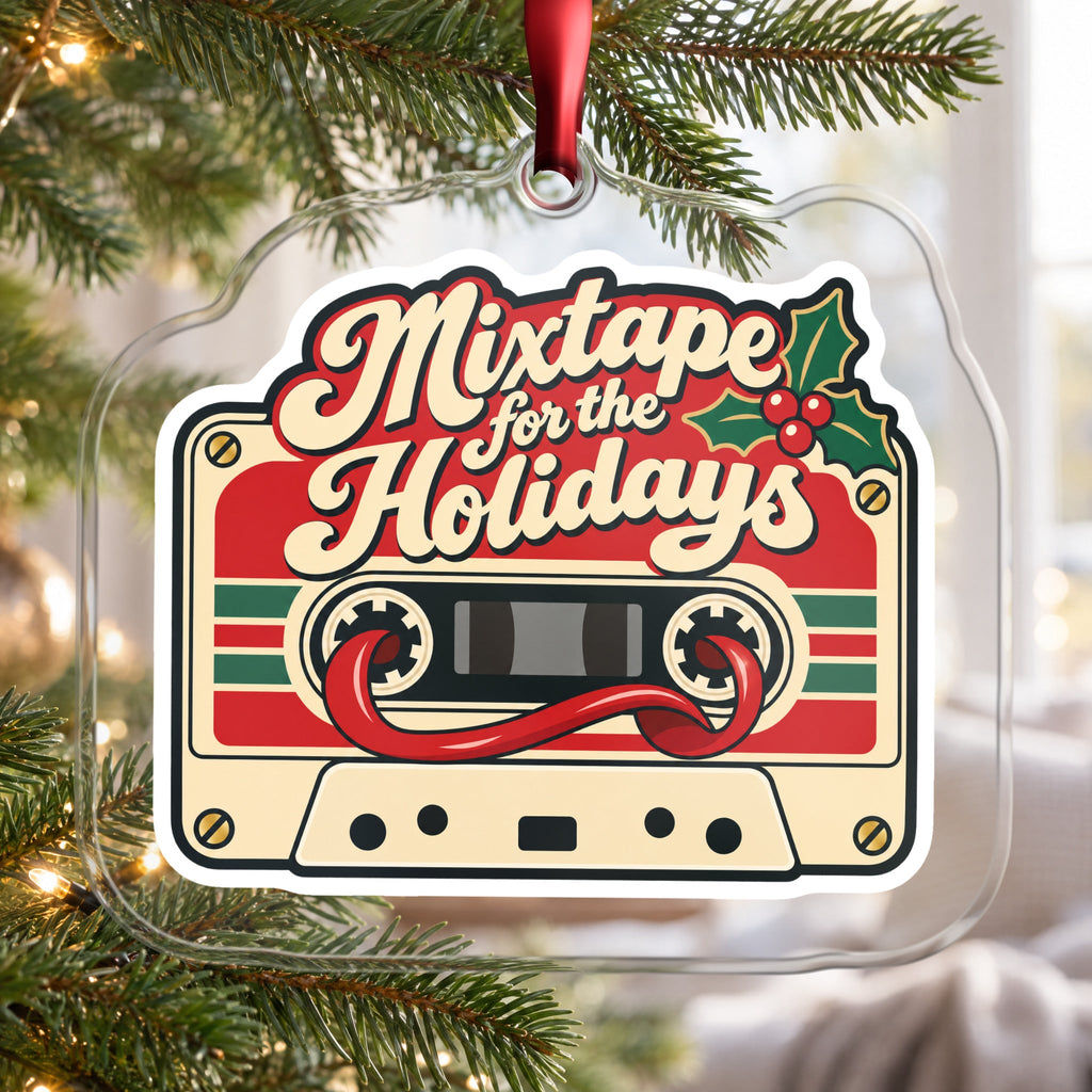 Mixtape for the Holidays Cassette Christmas Ornament