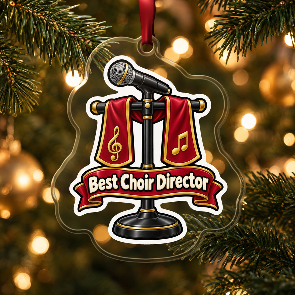 Best Choir Director Christmas Ornament