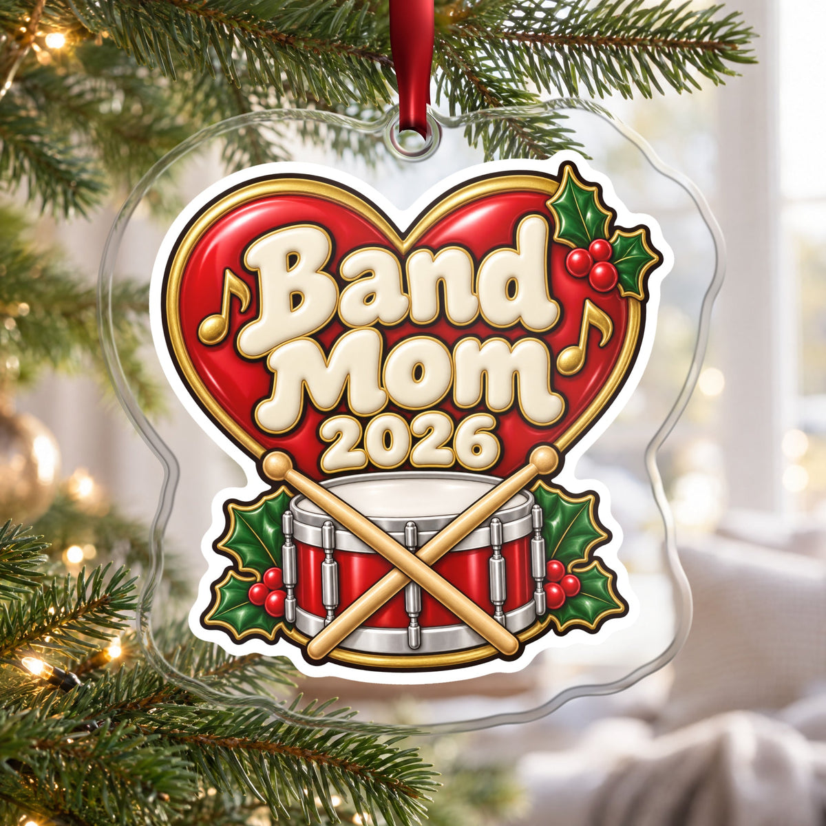 Band Mom 2026 Christmas Ornament