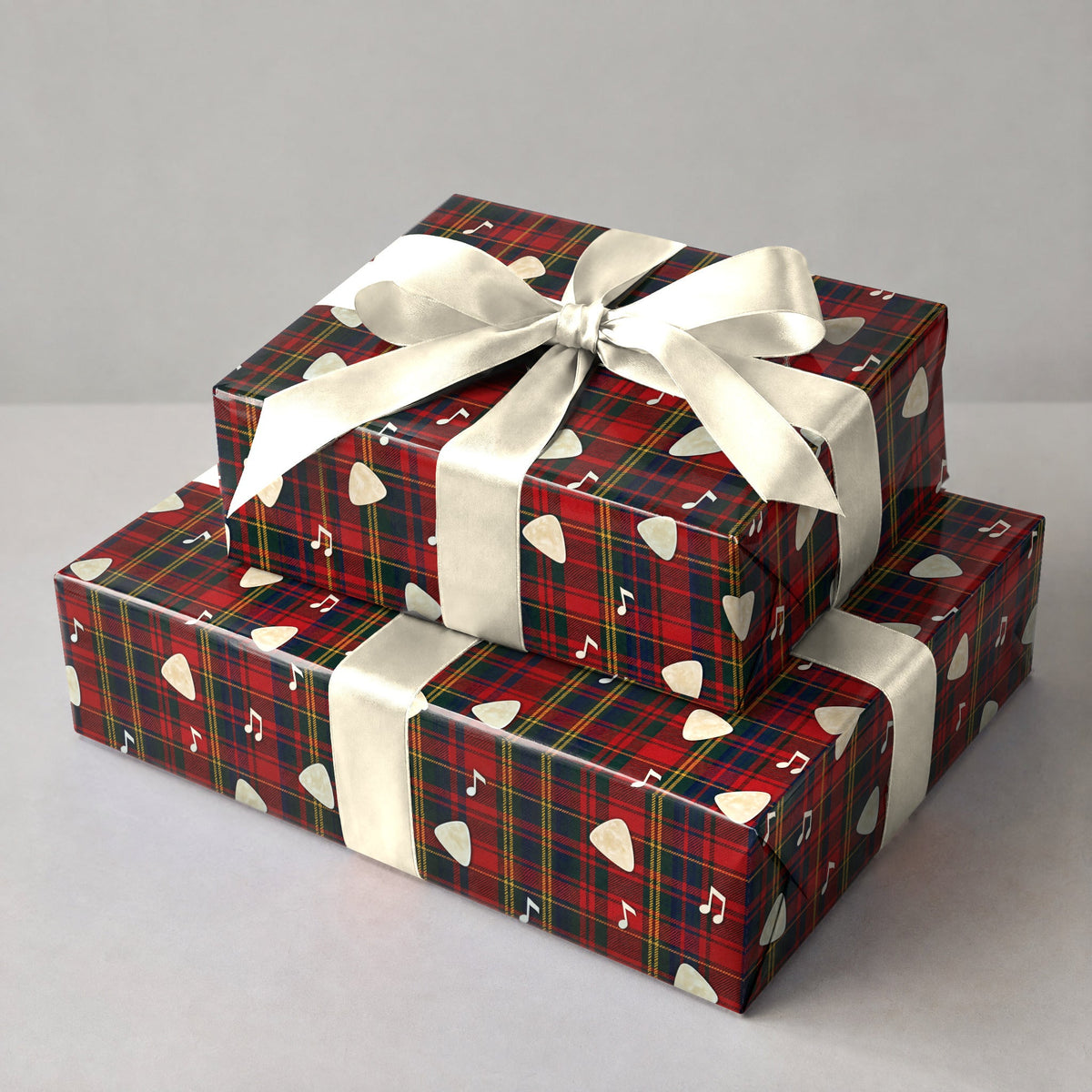Rock and Roll Tartan Wrapping Paper