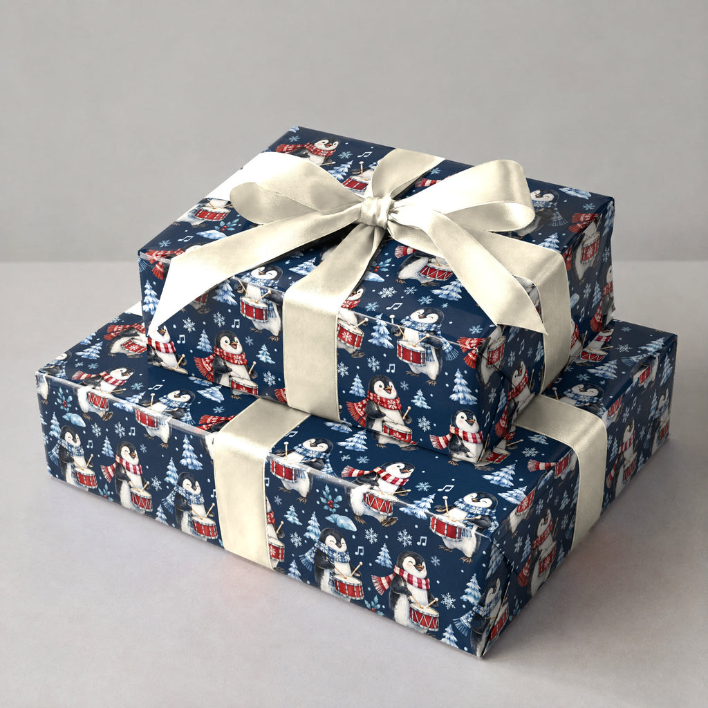 Penguin Drum Solo Wrapping Paper