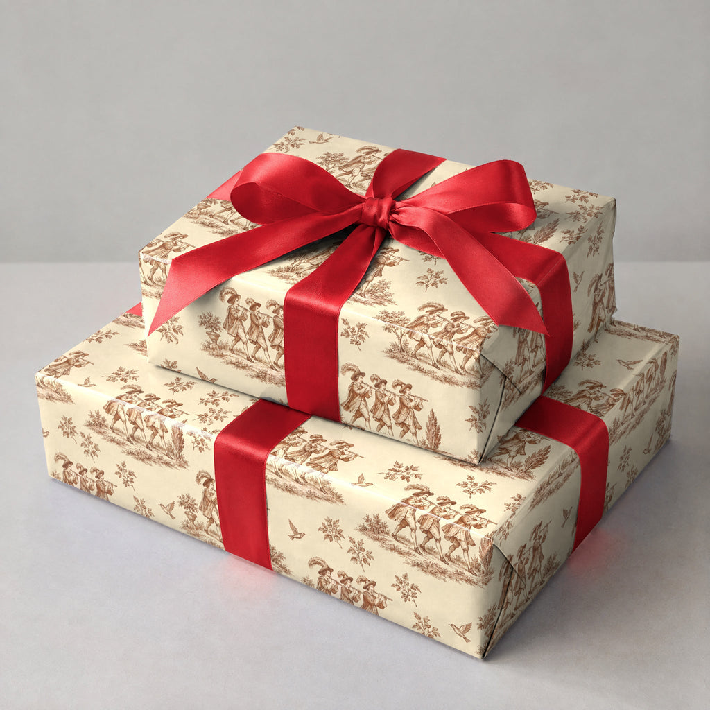 Pipers Piping Toile Wrapping Paper
