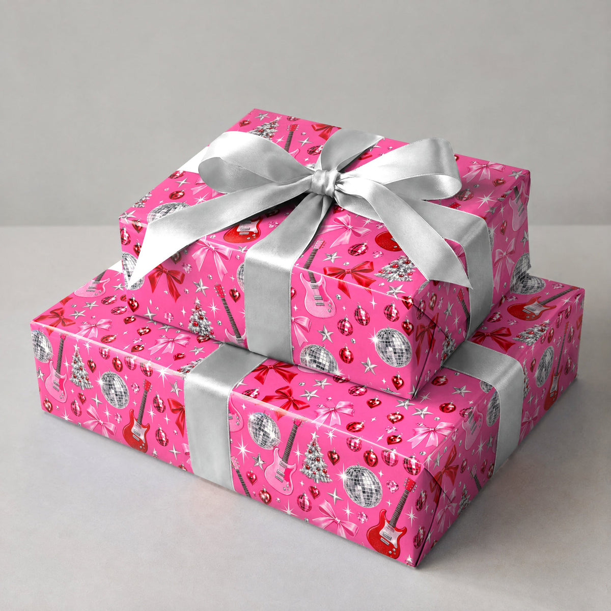 Pinkmas Disco Wrapping Paper