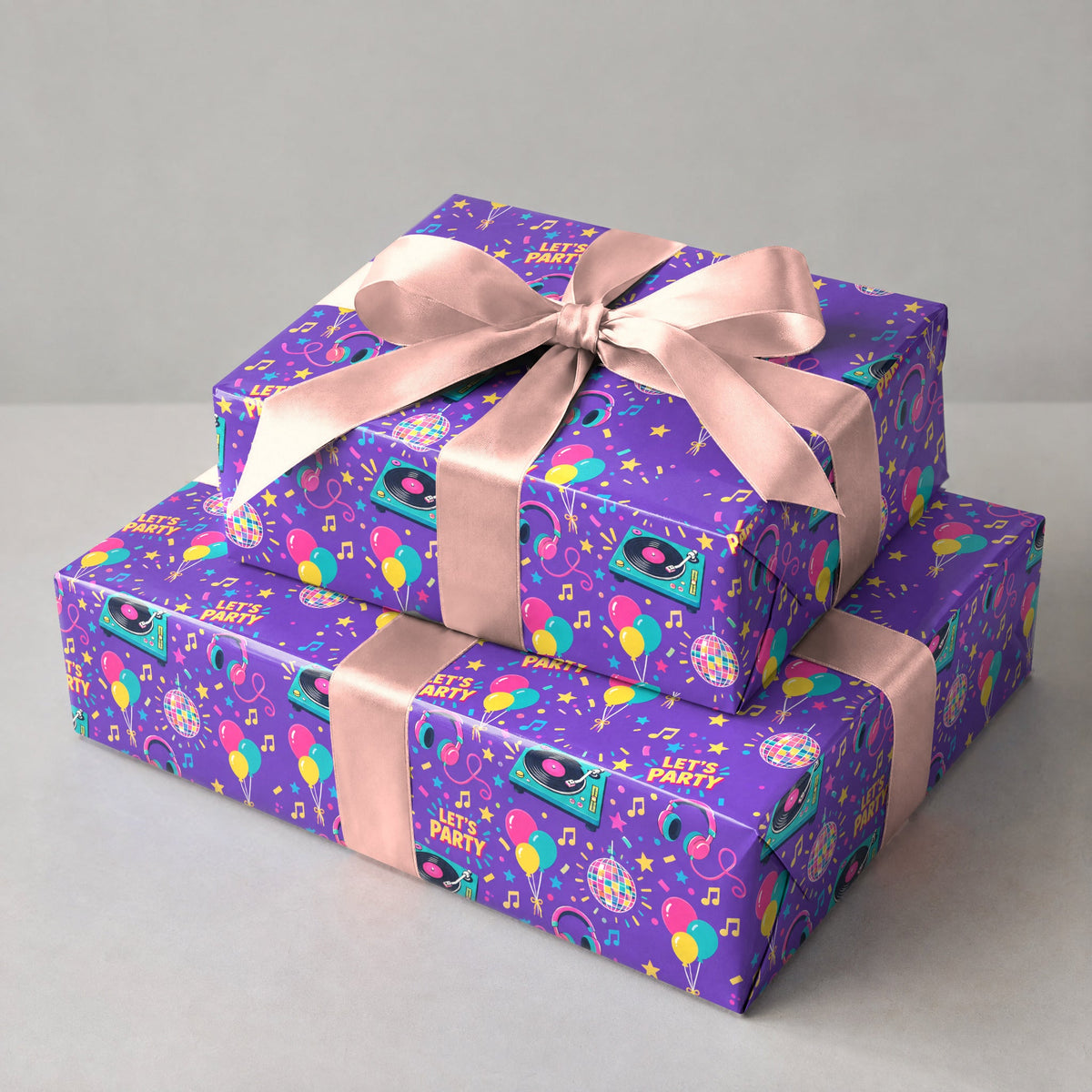 Birthday DJ Dance Party Wrapping Paper