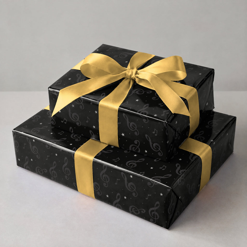 Noir Treble Hush Wrapping Paper
