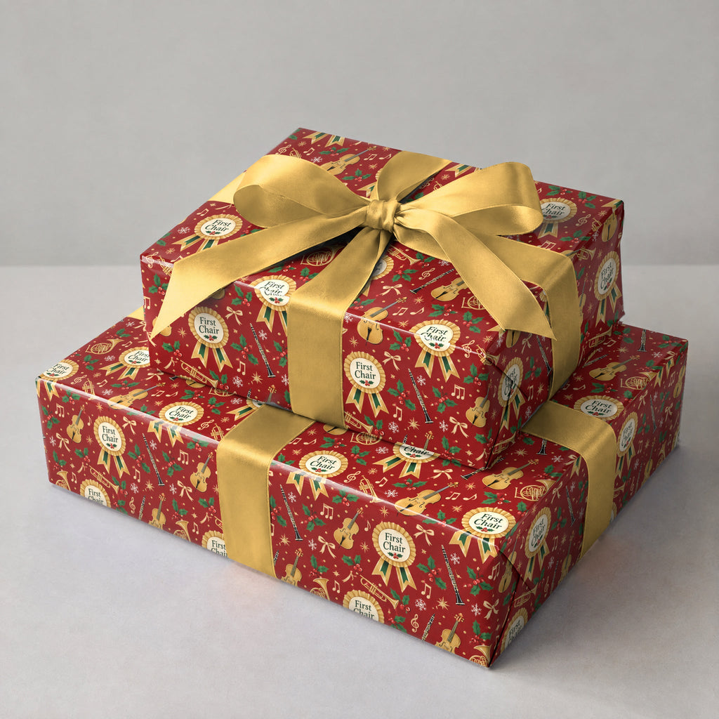 First Chair Christmas Wrapping Paper