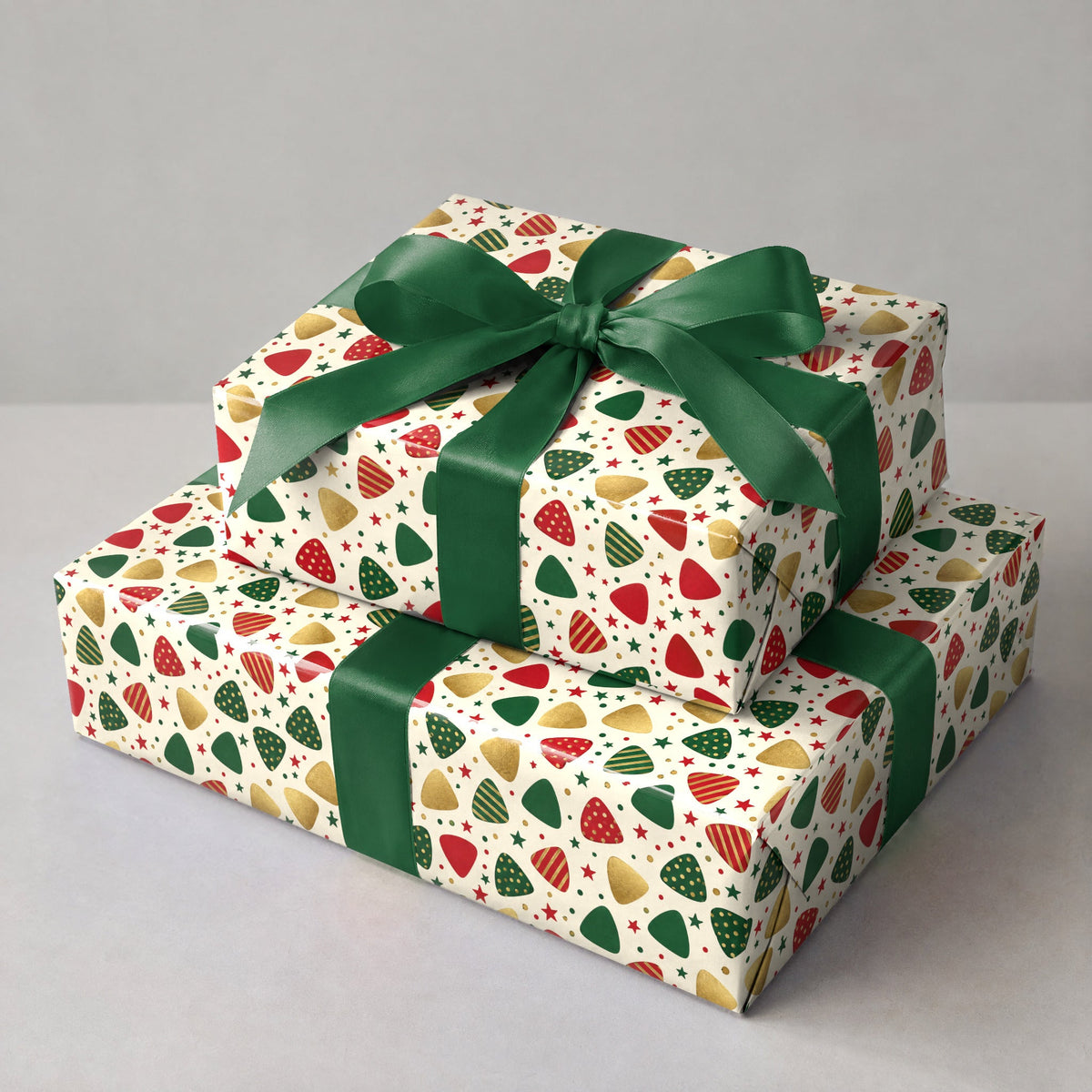 Guitar Pick Confetti Holiday Wrapping Paper