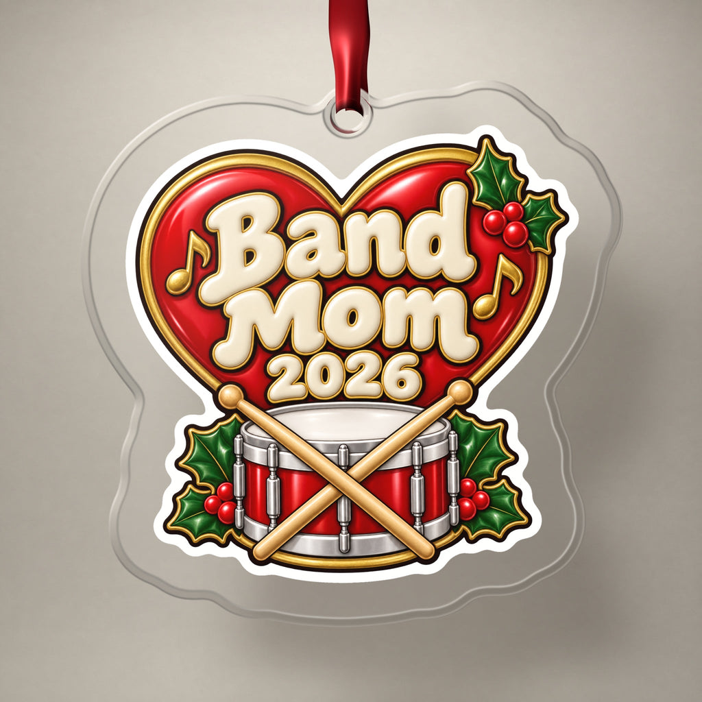 Band Mom 2026 Christmas Ornament