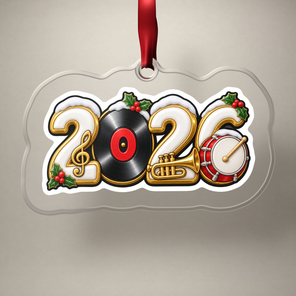 2026 Music Lover Christmas Ornament