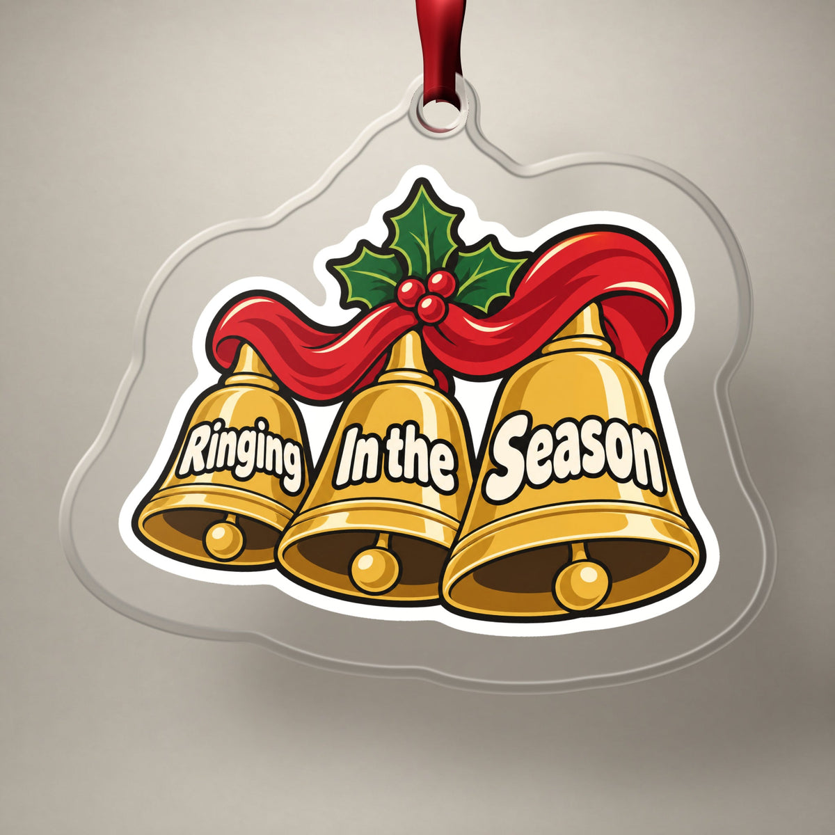 Ringing In the Season Handbells Christmas Ornament