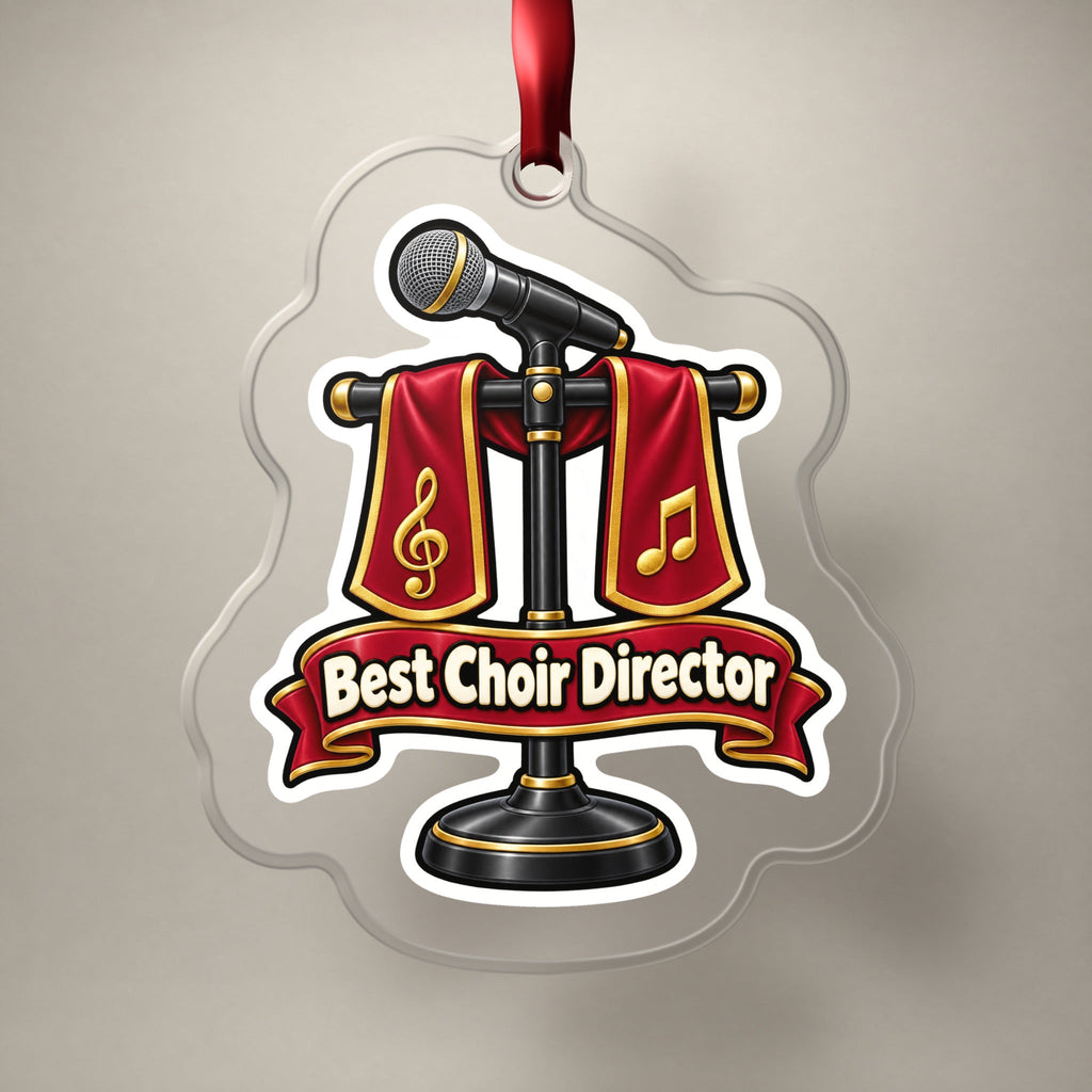 Best Choir Director Christmas Ornament