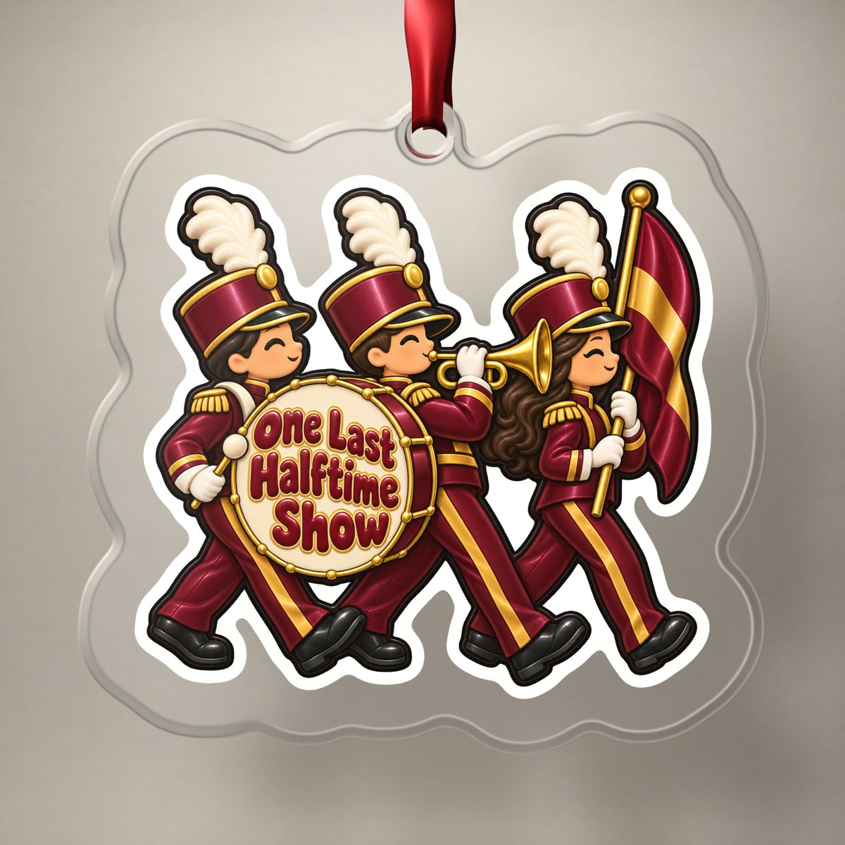 One Last Halftime Show Marching Band Christmas Ornament