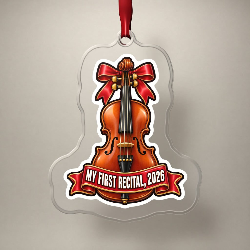 My First Violin Recital 2026 Christmas Ornament