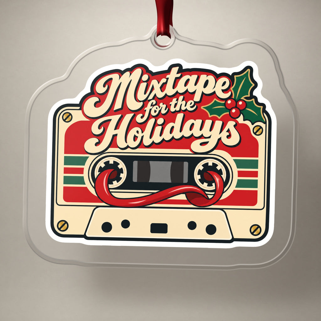 Mixtape for the Holidays Cassette Christmas Ornament