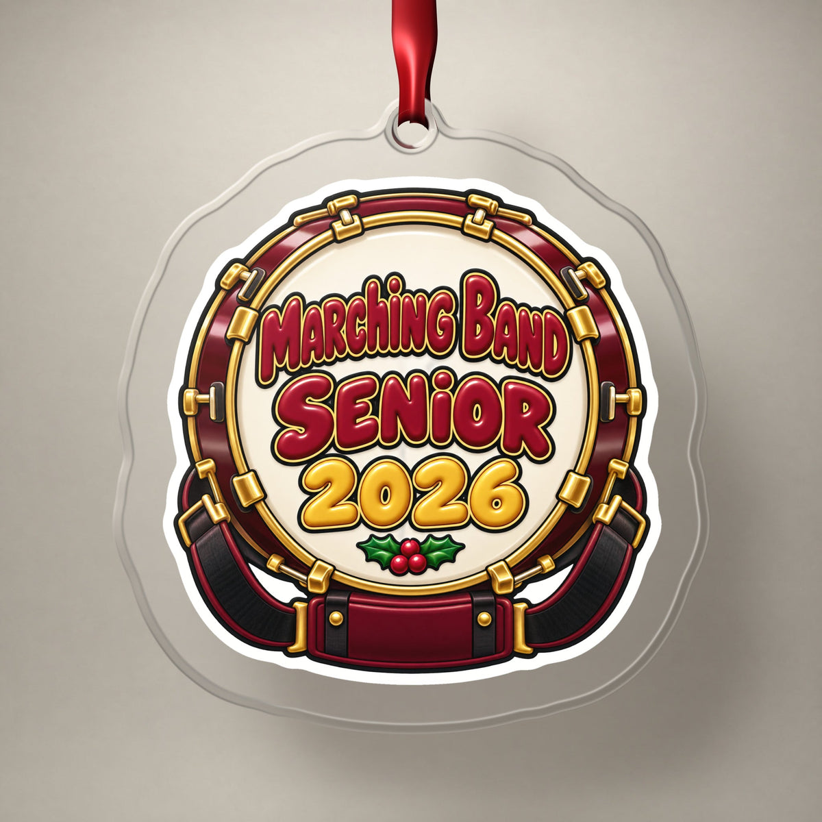 Marching Band Senior 2026 Christmas Ornament