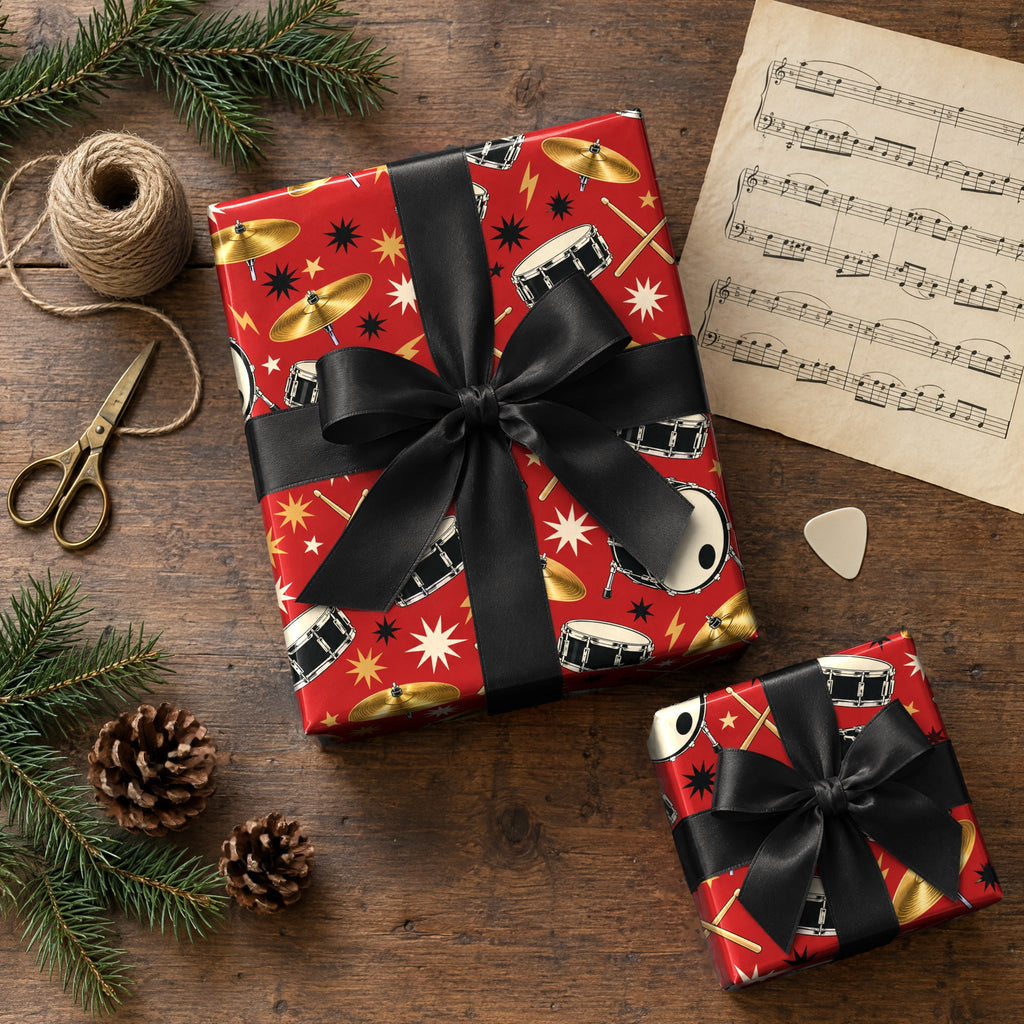 Drummer Wrapping Paper