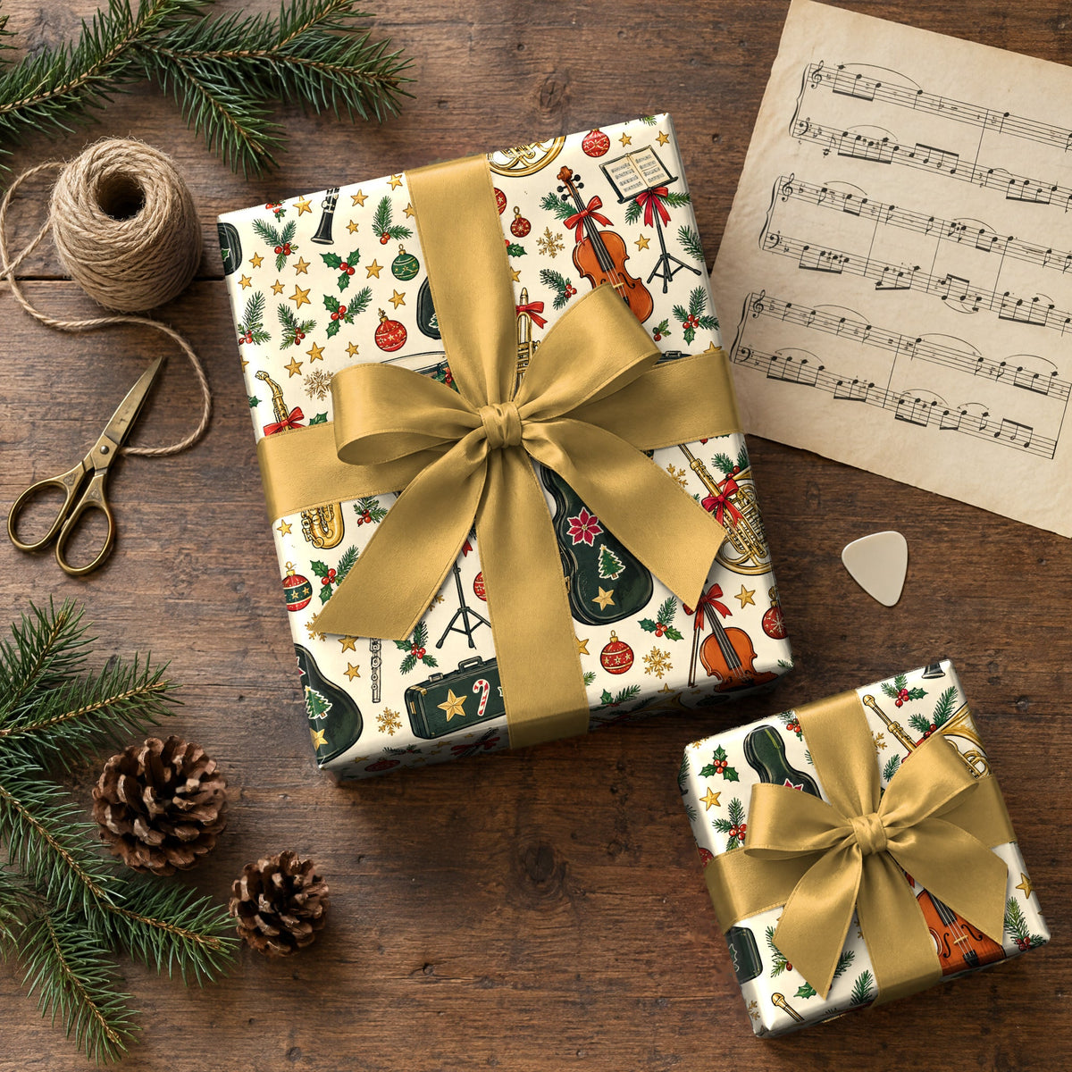 Band Kid Holiday Concert Wrapping Paper