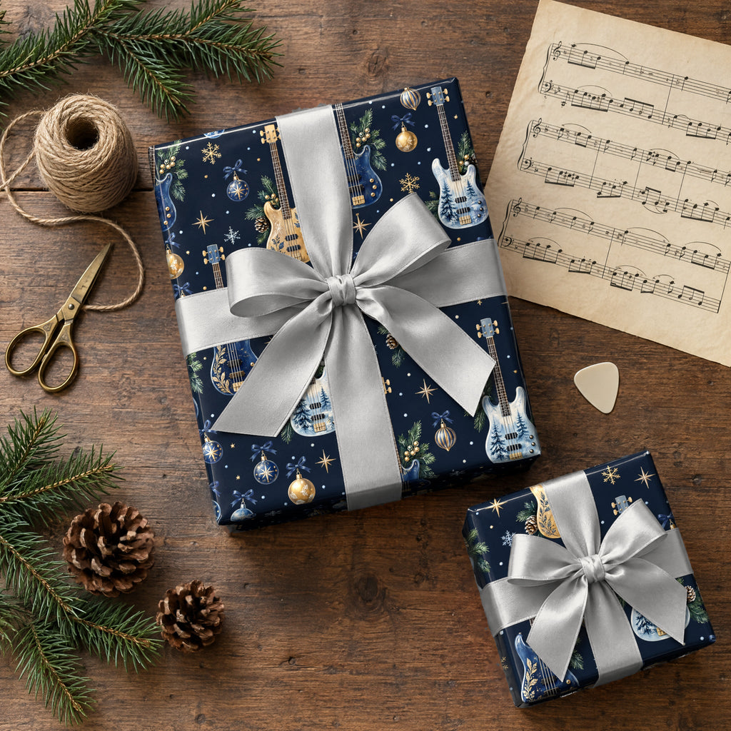 Bass Drop Christmas Wrapping Paper