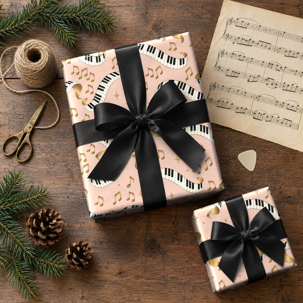 Piano Keys Wrapping Paper