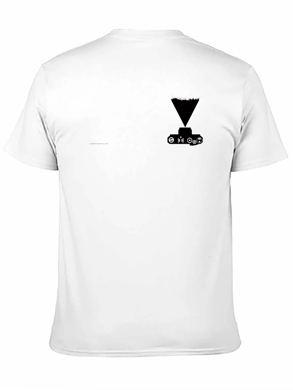 Mens Black Graphic Tee - Tank Hologram Design product image 10