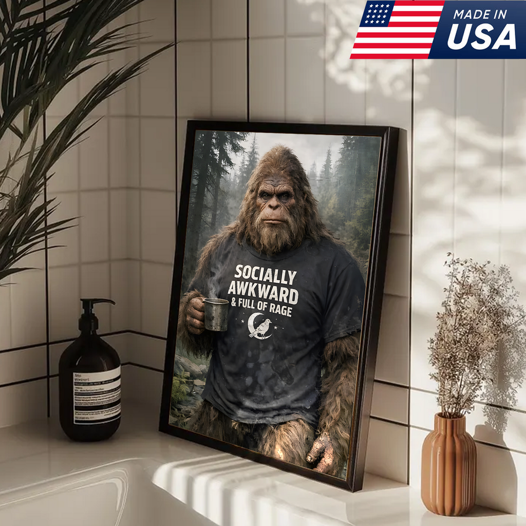 Socially Awkward Bigfoot Canvas
