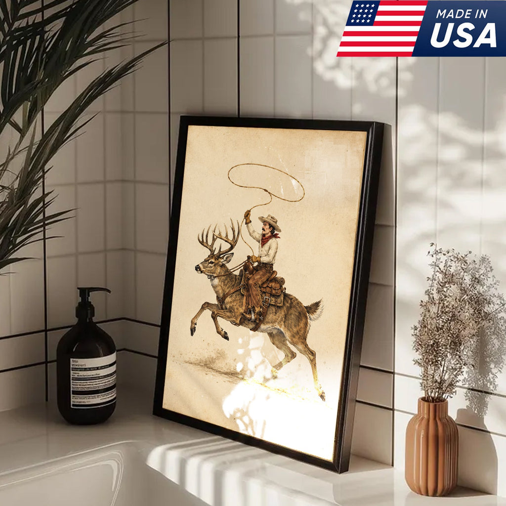 Lasso Buck Rider Canvas