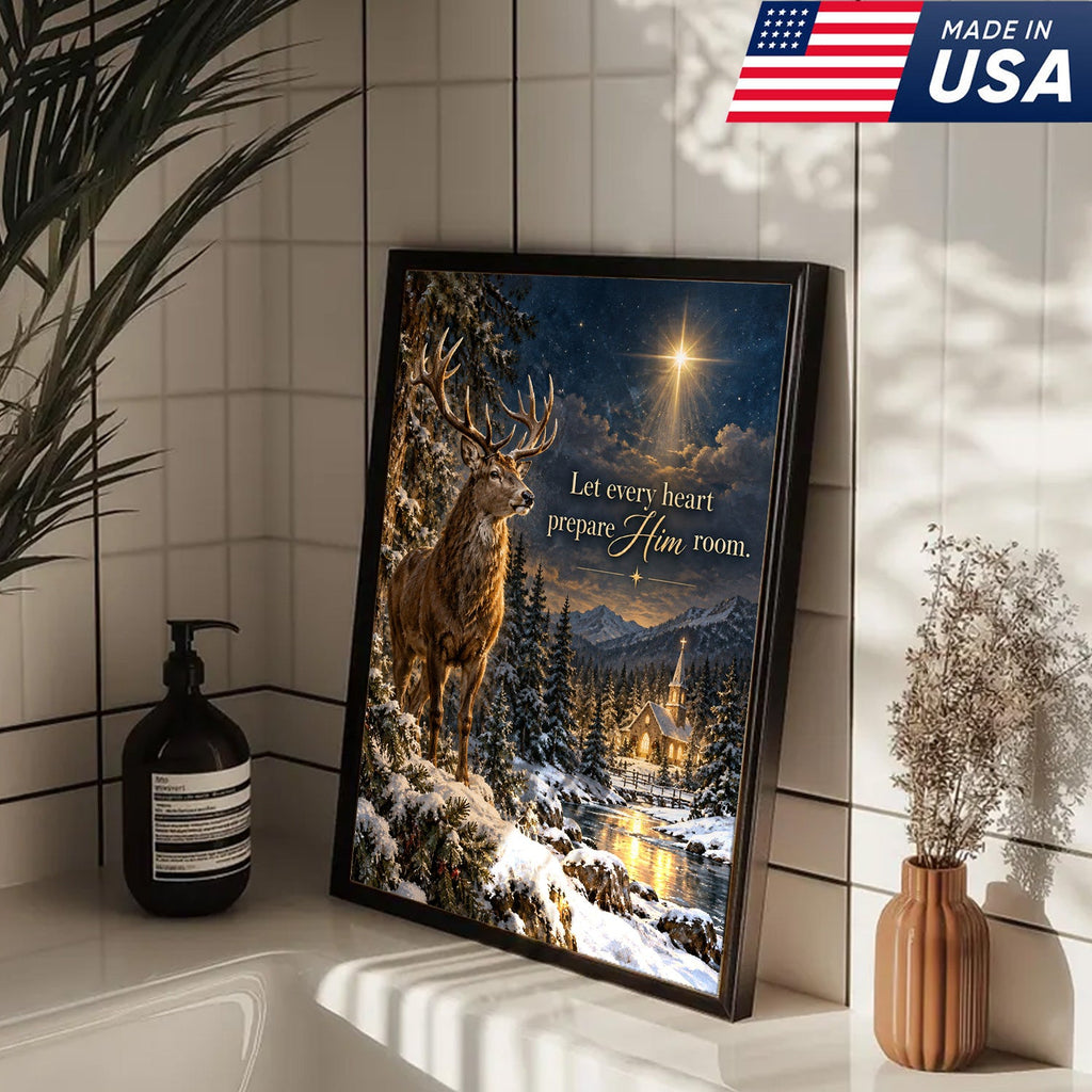Christmas Star of Faith Canvas