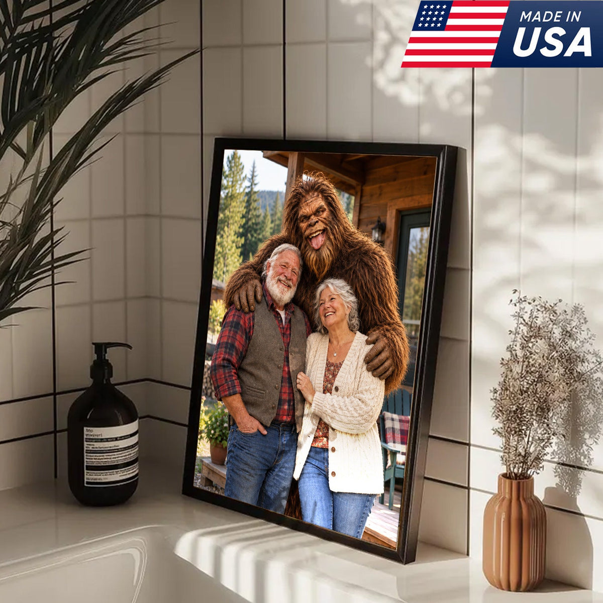 Custom Bigfoot Family Canvas