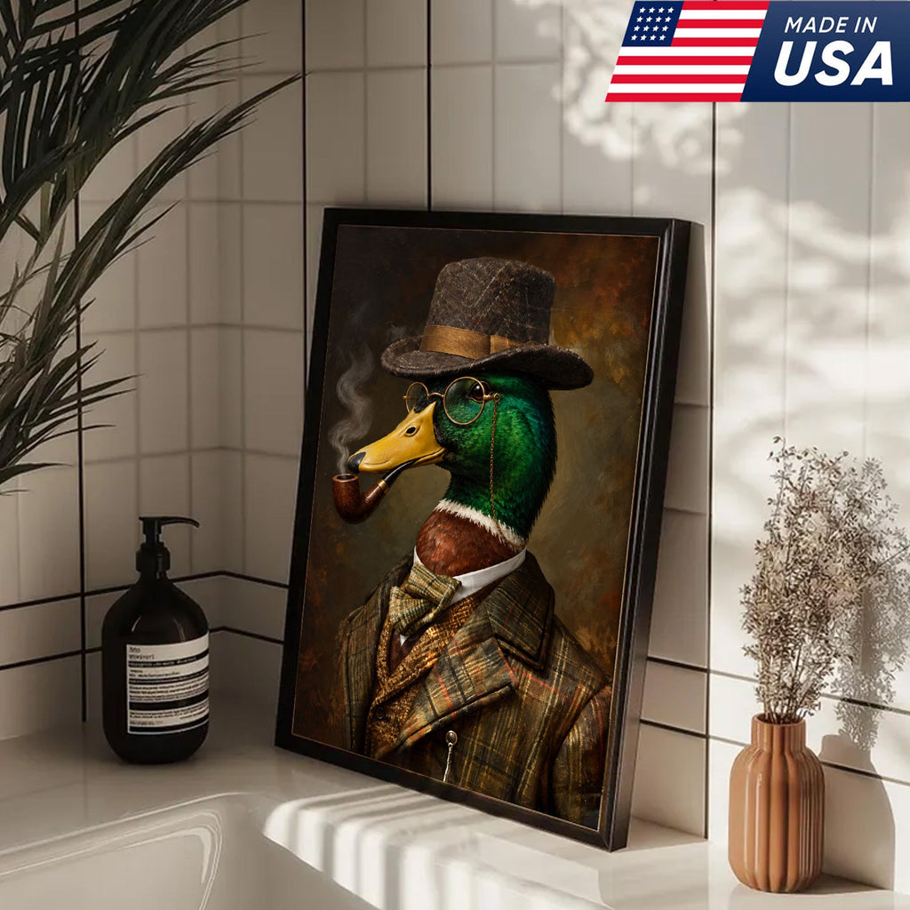 Vintage Gentleman Mallard Canvas