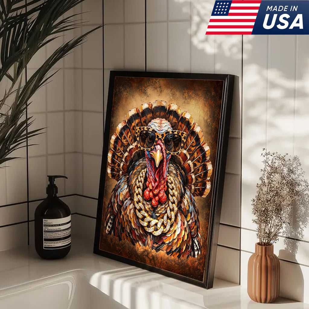 Turkey Drip King Canvas