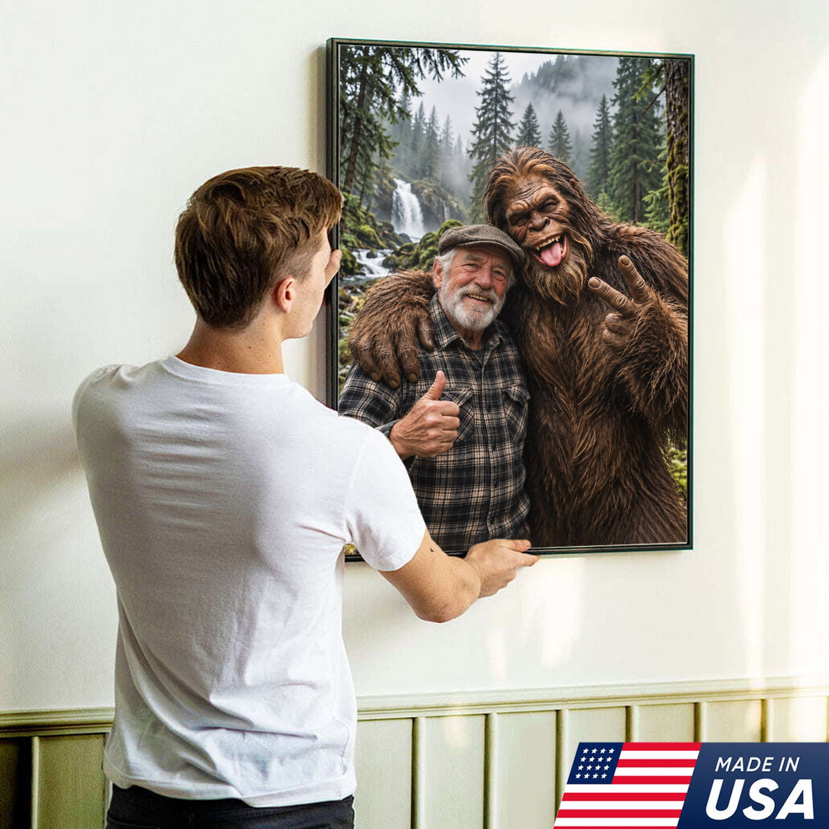 Custom Bigfoot Buddy Canvas