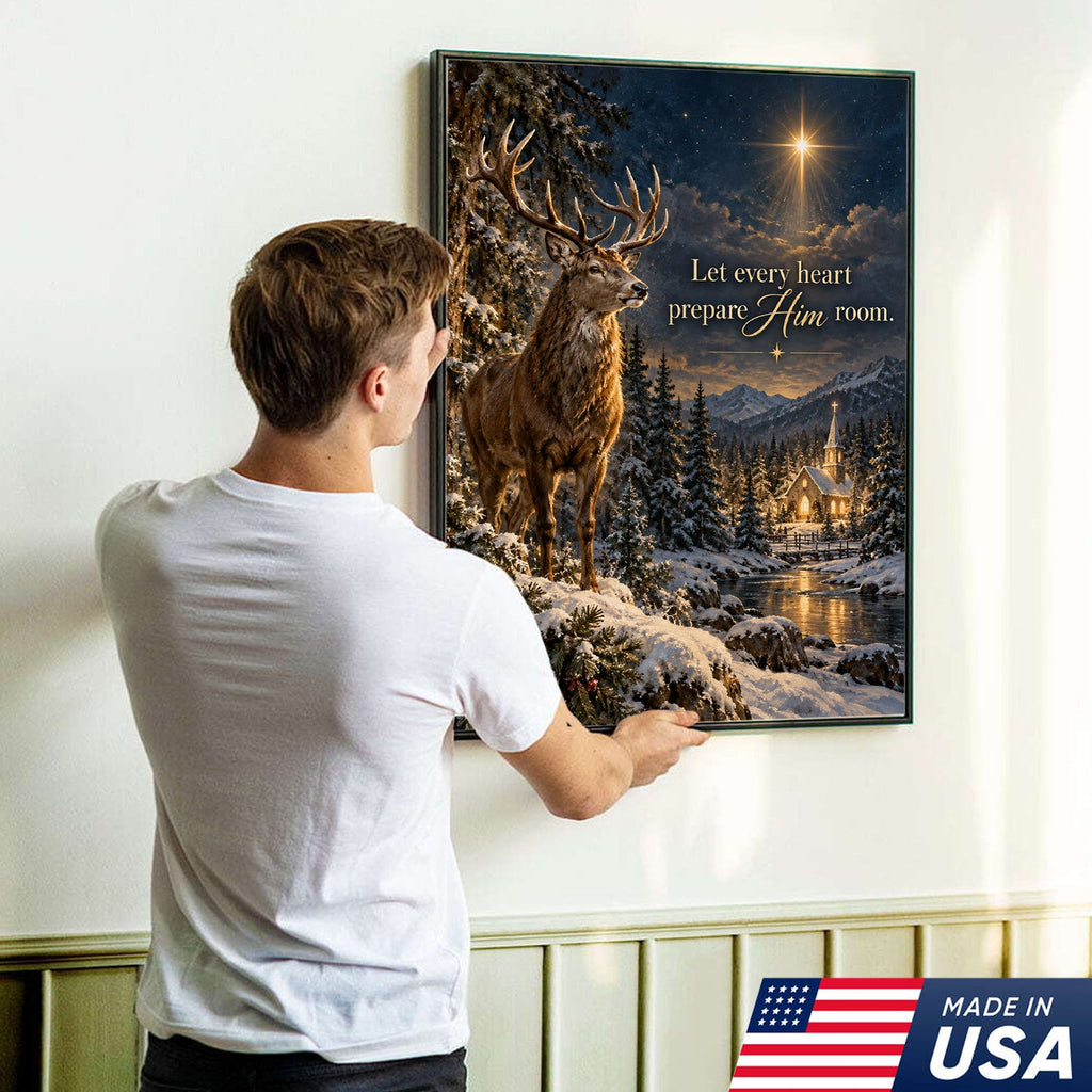 Christmas Star of Faith Canvas