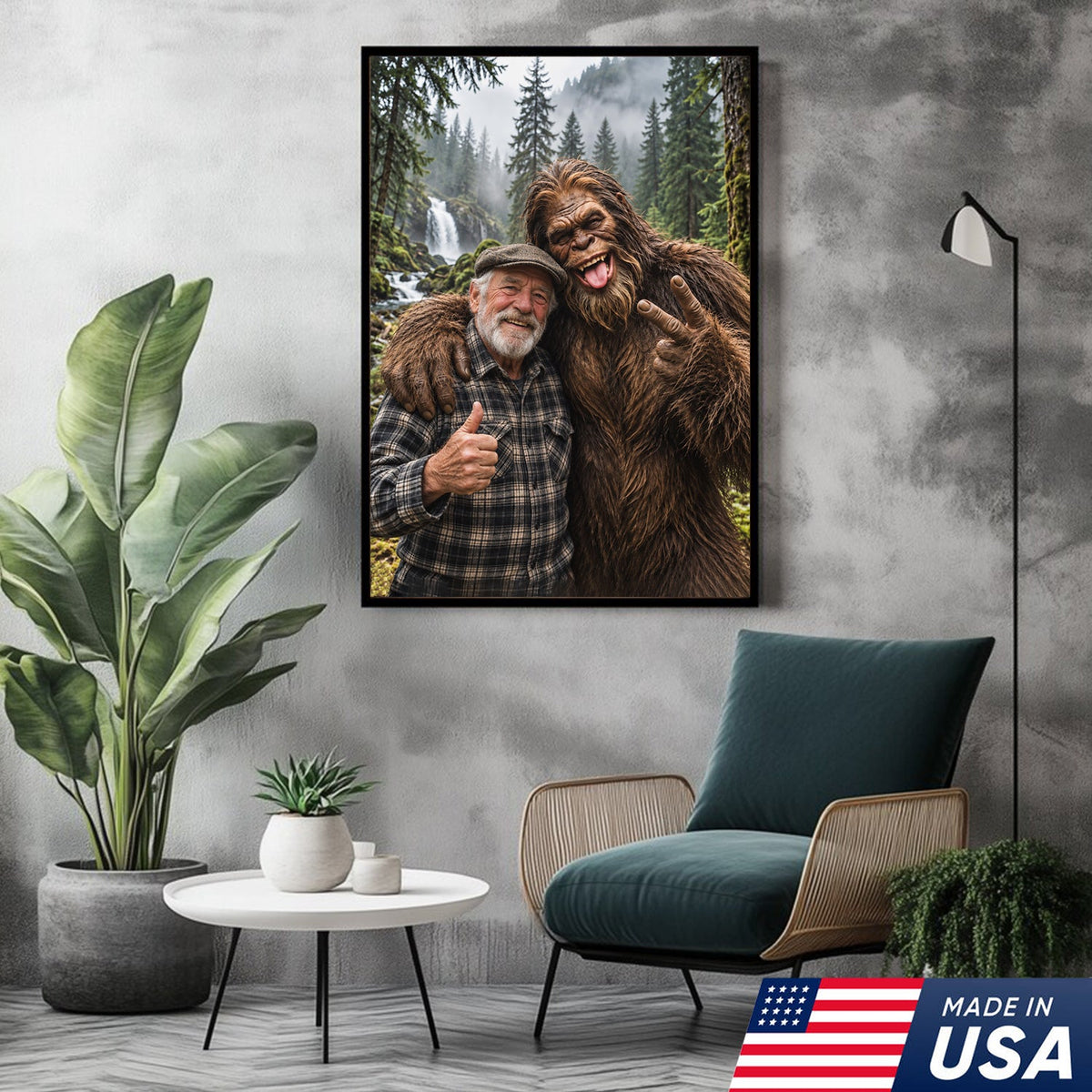 Custom Bigfoot Buddy Canvas