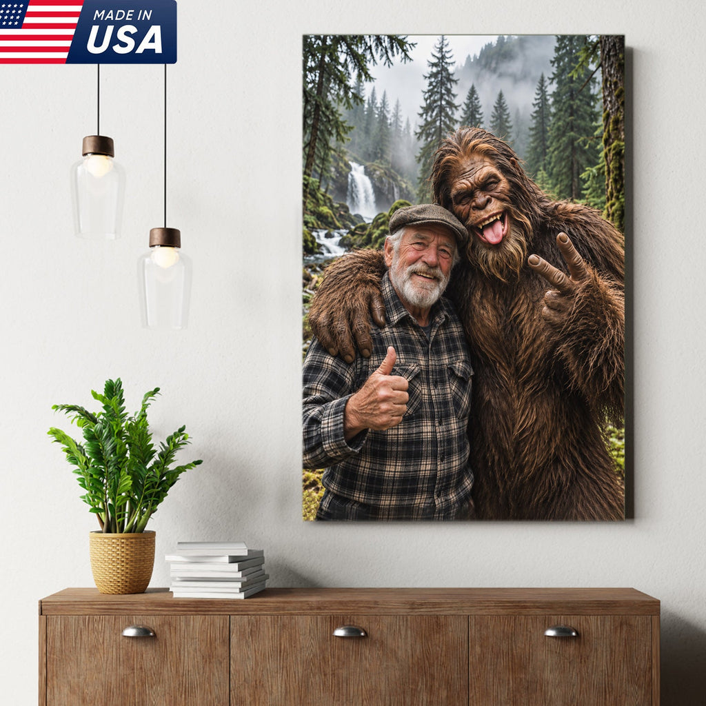 Custom Bigfoot Buddy Canvas