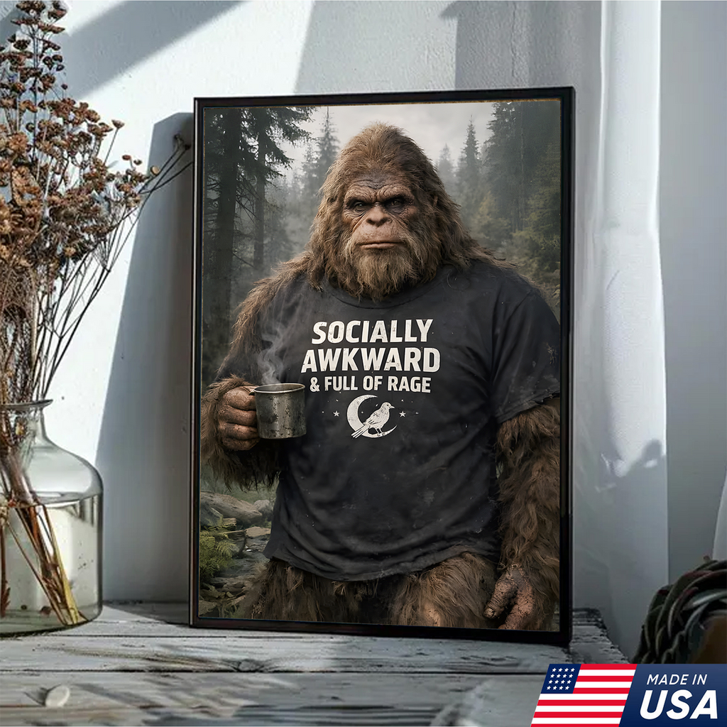 Socially Awkward Bigfoot Canvas