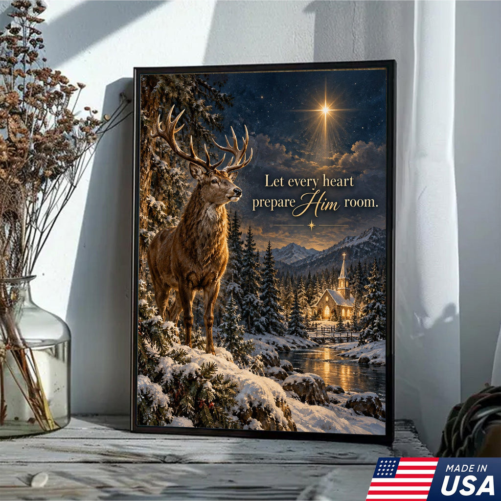 Christmas Star of Faith Canvas