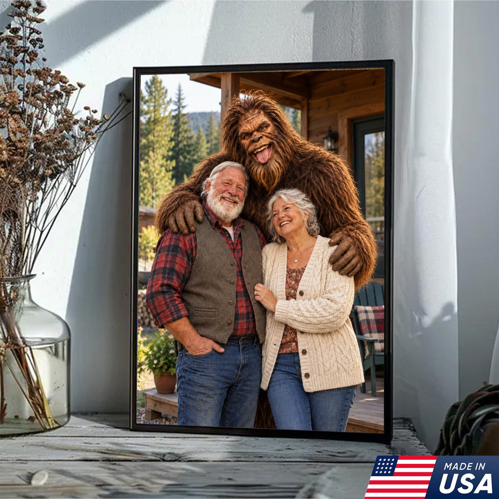 Custom Bigfoot Family Canvas