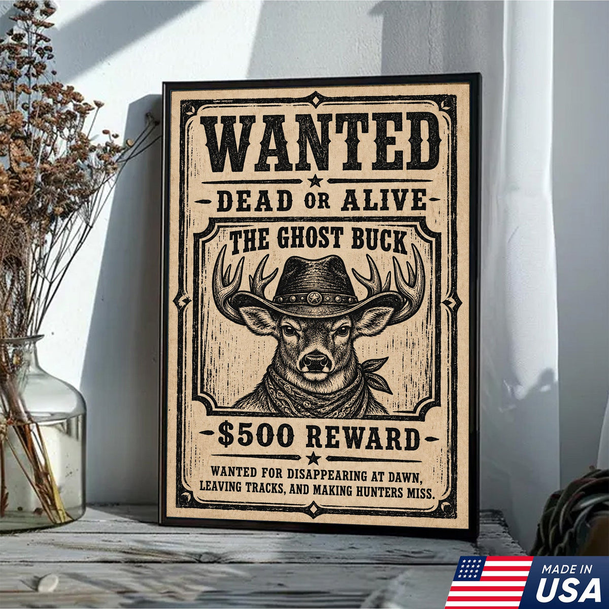 Wanted Ghost Buck Canvas product image 12