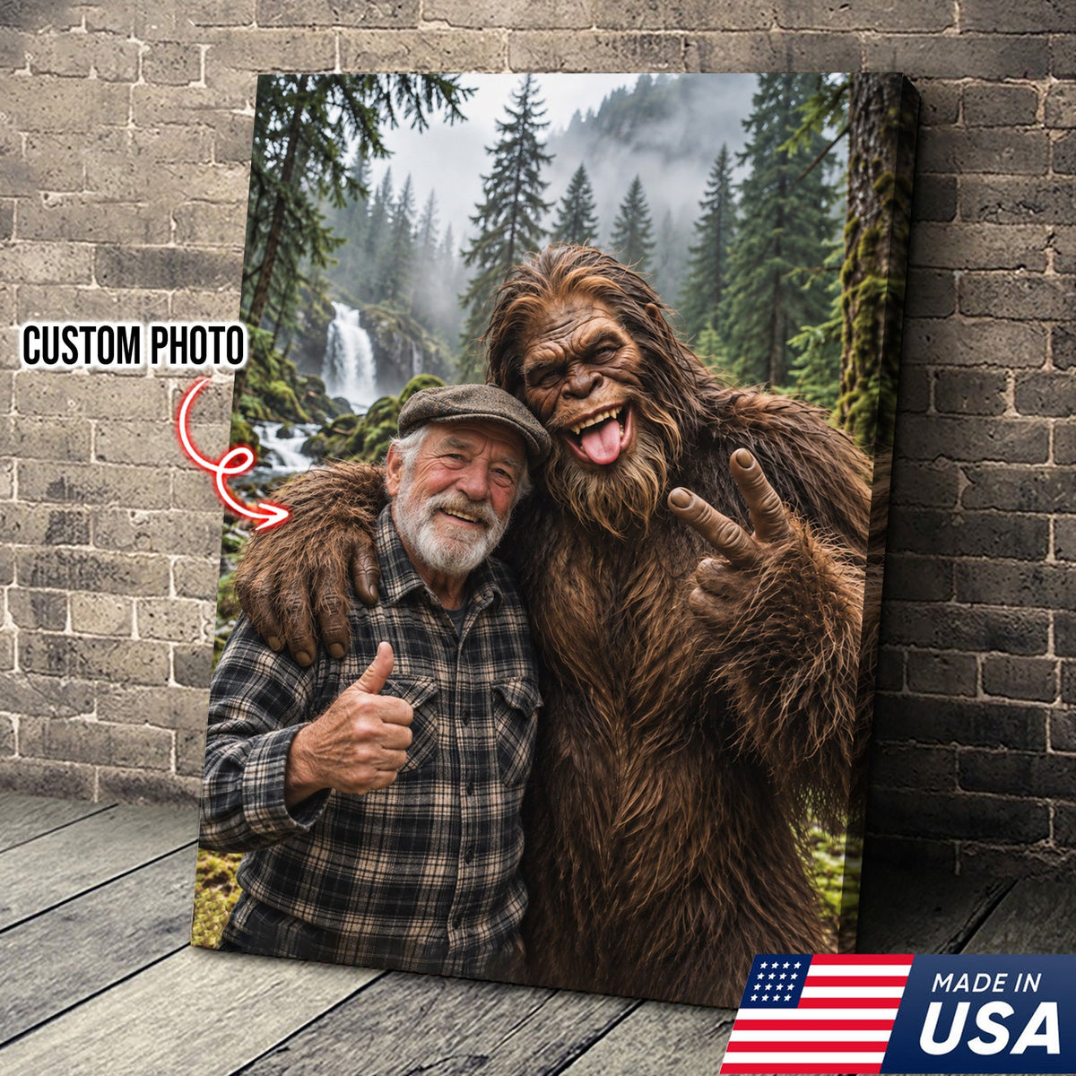 Custom Bigfoot Buddy Canvas