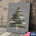 Golden Noel Christmas Canvas