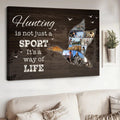 Personalized Duck Hunting Canvas Wall Art – Hunting Is Not Just A Sport It’s A Way Of Life